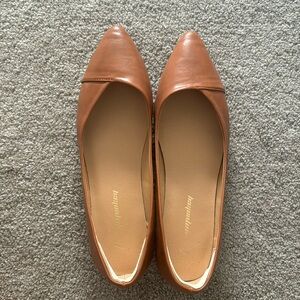 Tan Leather Ballet Flats!